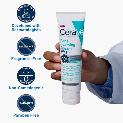 CeraVe Acne Foaming Cream Wash